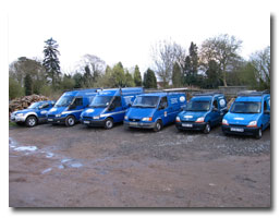 Docwra property Management - Fleet of Vans